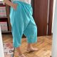Alfred Dunner 2X turkusowe rybaczki capri elastyczny pas lekka dzianina plus size 5XL / 50 / 22