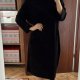 Chico’s Travelers czarna sukienka midi jersey oversize 4XL / 48 / 20
