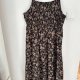 Sukienka maxi na ramiączkach czarna w kwiaty boho letnia zwiewna Plus Size oversize Shein 4XL / 48 / 20