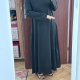 Czarna maxi sukienka z długim rękawem oversize Shein Curve plus size 4XL / 48 / 20