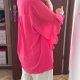 Różowa szyfonowa tunika boho scomchik Plus Size   XXL 3XL 4XL 5XL / 50 / 22