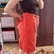Czerwone szorty cargo St. John's Bay Plus Size 20W bawełniane z dużymi kieszeniami 4XL / 48 / 20