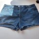 Niebieskie szorty jeansowe Let Me Try Plus Size 20 bawełniane z przetarciami XXXL / 46 / 18