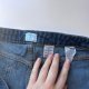 Niebieskie szorty jeansowe Let Me Try Plus Size 20 bawełniane z przetarciami XXXL / 46 / 18