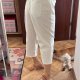 Białe spodnie 3/4 capri Simply Emma Plus Size 20W bawełniane XXXL / 46 / 18