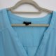 Błękitna bluzka Torrid Harper 4 Plus Size V-neck z kieszeniami oversize 9XL / 58 / 30