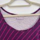 Fioletowa bluzka w różowe paski Roaman's (30/32) bawełniana oversize 9XL / 58 / 30