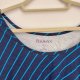 Granatowa bluzka w turkusowe paski Roaman's (30/32) bawełniana oversize 9XL / 58 / 30