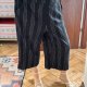 Czarne capri w białe paski Torrid 6XL bawełniane szerokie nogawki Plus Size 6XL / 52 / 24
