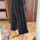Czarne capri w białe paski Torrid 6XL bawełniane szerokie nogawki Plus Size 6XL / 52 / 24