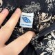 Czarne kluoty w beżowe kwiaty Junona 7XL szerokie nogawki Plus Size 7XL / 54 / 26