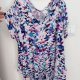 Kolorowa bluzka tunika Roaman's (30/32) dluga plus size luzna 9XL / 58 / 30
