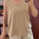 Beżowa koszulka na ramiączkach basic elegancka klasyczna Chico's XXL / 44 / 16
