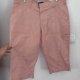 Lee spodnie capri 18W Plus Size pudrowy róż Relaxed Fit USA bawełna XXXL / 46 / 18