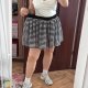 Torrid spódnico-spodenki Plus Size paski czarno-białe rozkloszowane USA 5XL / 50 / 22