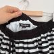 Torrid spódnico-spodenki Plus Size paski czarno-białe rozkloszowane USA 5XL / 50 / 22