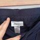 Avenue spodnie rybaczki Plus Size granatowe bawełniane regulowane nogawki USA 6XL / 52 / 24