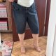 ANA Jeans rybaczki jeansowe Plus Size ciemny denim elastyczne 5XL / 50 / 22