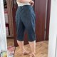 ANA Jeans rybaczki jeansowe Plus Size ciemny denim elastyczne 5XL / 50 / 22