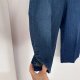Westbound Woman rybaczki jeansowe Plus Size ciemny denim elastyczne USA 4XL / 48 / 20