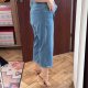 Gloria Vanderbilt rybaczki jeansowe Plus Size jasny denim Slimming Effect USA 4XL / 48 / 20