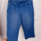 Gloria Vanderbilt rybaczki jeansowe Plus Size jasny denim Slimming Effect USA 4XL / 48 / 20