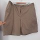Lands’ End szorty bawełniane damskie Plus Size, beżowe klasyczne bermudy 5XL / 50 / 22