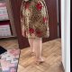 Susan Graver Style szorty damskie Plus Size, wzór animal + kwiaty, USA XXXL / 46 / 18