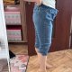 Rybaczki jeansowe damskie Plus Size, klasyczny denim, USA XXL / 44 / 16