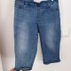 Rybaczki jeansowe damskie Plus Size, klasyczny denim, USA XXL / 44 / 16