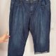 Old Navy The Flirt rybaczki jeansowe damskie Plus Size, ciemny denim, USA 5XL / 50 / 22