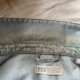 Vintage y2k jasna kurtka dżinsowa jeansowa krótka katana