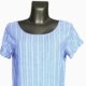 Niebieska Sukienka Letnia Midi 42 44 Len Wiskoza Dress Linen