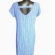 Niebieska Sukienka Letnia Midi 42 44 Len Wiskoza Dress Linen