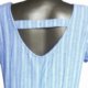 Niebieska Sukienka Letnia Midi 42 44 Len Wiskoza Dress Linen