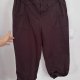a.n.a crop spodnie cargo bawełniane damy Plus Size, czekoladowe 4XL / 48 / 20