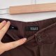 a.n.a crop spodnie cargo bawełniane damy Plus Size, czekoladowe 4XL / 48 / 20