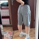 St. John's Bay szorty cargo bawełniane damskie Plus Size, szare 5XL / 50 / 22