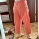 St. John's Bay capri spodnie bawełniane damskie Plus Size, koralowe, USA XXXL / 46 / 18