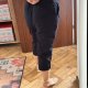 Croft & Barrow capri spodnie bawełniane damskie Plus Size, czarne 4XL / 48 / 20