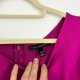 Fuksjowa elegancka bluzka motylkowe rękawy Plus Size 9XL / 58 / 30
