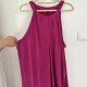 Fuksjowy elegancki top bez rękawów Torrid Plus Size 8XL / 56 / 28