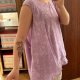 Lawendowa szyfonowa tunika paisley • Lane Bryant • EU 62–66 • 8XL–10XL
