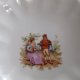Vintage PRL popielniczka Chodzież "Miłość Wiedeńska" PRL porcelana