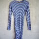Sukienka duńskiej marki mbyM 100% tencel w paski bodycon