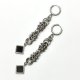 "Midnight Square Chainmaille Earrings"