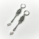 Kolczyki chainmaille stal chirurgiczna nierdzewna perły naturalne słodkowodne