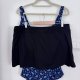 Lands' End komplet kąpielowy tankini + spódniczka | Paisley | r. 48/50 (18/20W)