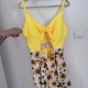 Kostium kąpielowy ze spódniczką w słoneczniki | Plus Size 52/54 (22W)