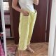 Modne jeansy Old Navy wide leg żółte | wysoki stan | r. XXL / 46 / 18